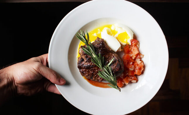 One of The Best Pan-Seared Strip Steak with hidden veg sauce